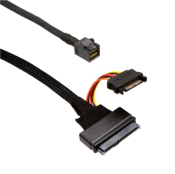 IOCREST U.2 Sff-8639 Nvme PCie to Mini Sas Sff-8643 SSD Cable, 90Cm
