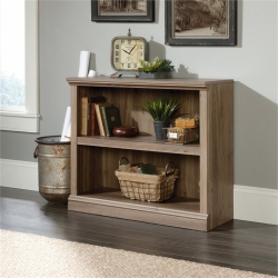 PEMBERLY ROW 2 Shelf Bookcase In Salt Oak
