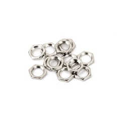 FENDER ® Potentiometer Nuts Nickel - Pkg Of 12