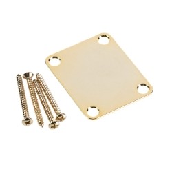 FENDER ® 4-Bolt Vintage-Style Neck Plate (No Logo) - In Gold