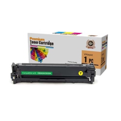 VPDEPOT Cb542A (125A) Ce322A (128A) Replacement Toner for HP Laserjet Cp1213/1513/1525, Cm1312/1411/1416 In Yellow