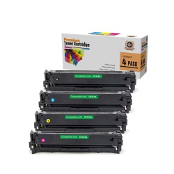 VPDEPOT 4Pk Cf210X Cf211A Cf212A Cf213A (131X/131A) Cmyk Replacement Toner Set for HP Laserjet M251/m276/m276N