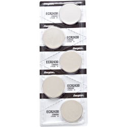 ENERGIZER 5 X 2430 Watch Batteries, 3V Lithium Cr2430