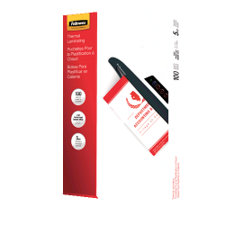 FELLOWES Legal 5 Mil Glossy 100 Pack Laminating Pouch - (52045)