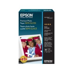 EPSON 4In X 6In Premium Semi-Gloss Photo Paper - (S041982)