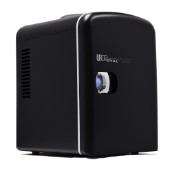 UBER APPLIANCE Uber Chill Personal Mini Fridge 6 Can Capacity for Bar, Bedroom, Office Or Dorm Outdoor/indoor 110V Ac/12V Dc