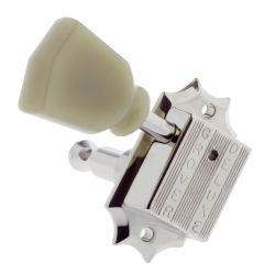 GROVER 135N Vintage Nickel Machine Heads 3+3 - Tulip Style