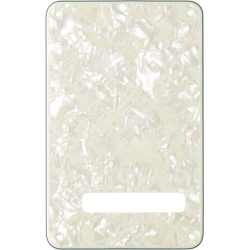 FENDER ® Stratocaster® Modern-Style Tremolo Backplate - 4-Ply - Moto In White