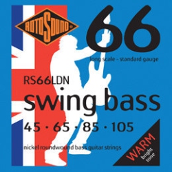 ROTOSOUND Rs66Ldn Swing Bass 66 Nickel Bass Guitar Strings (45-105)