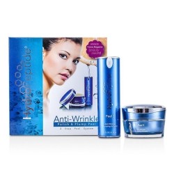 HYDROPEPTIDE Anti-Wrinkle Polish & Plump Peel:anti-Wrinkle Polishing Crystals 30Ml-1OZ + Anti-Wrinkle Plumping Ac - 2PCs