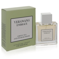 VERA WANG Embrace By Tea & Pear Blossom Edt Spray 1 OZ In Green