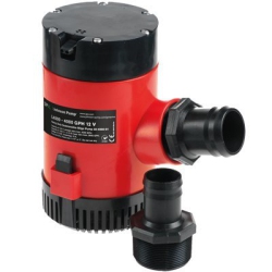 JOHNSON PUMPS HD Bilge Pump, 4000Gph, 24V, No Switch
