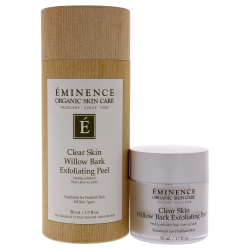 EMINENCE Clear Skin Willow Bark Exfoliating Peel (With 35 Dual-Textured Cotton Rounds) - 50Ml-1.7OZ