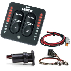 LENCO MARINE Lenco Led Indicator Integrated Tactile Switch Kit W-Pigtail F-Single Actuator Systems