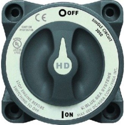 BLUE SEA SYSTEMS Sea 3000 HD-Series Battery Switch Single Circuit On-Off