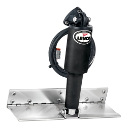 LENCO MARINE Lenco 4" X 12" Limited Space Trim Tab Kit W-O Switch Kit 12V - Electro-Polished - Short Actuator