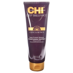 CHI Deep Brilliance Olive & Monoi Deep Protein Masque Strengthening Treatment - 237Ml-8OZ