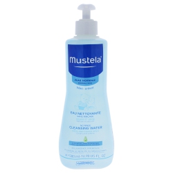 MUSTELA No Rinse Cleansing Water (Face & Diaper Area) - for Normal Skin - 500Ml-16.9OZ