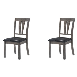 ELEMENTS Picket House Furnishings Grayson Faux Leather Dining Chair (Set Of 2)
