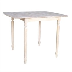 INTL CONCEPTS International Concepts Unfinished Square/rectangular Counter Height Dining Table