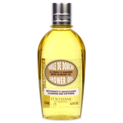 LOCCITANE Almond Cleansing & Soothing Shower Oil - 250Ml-8.4OZ
