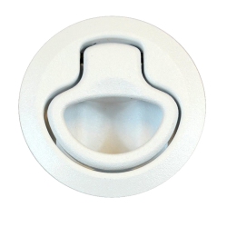 SOUTHCO Flush Pull Latch - Push to Close - Medium - In White
