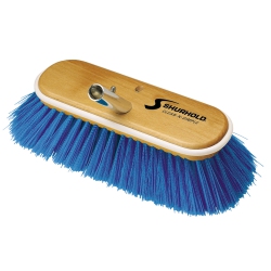 SHURHOLD 10" Extra-Soft Deck Brush - Nylon Bristles In Blue