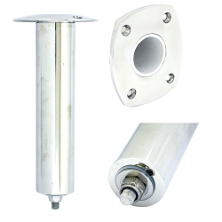 TIGRESS 4 Hole Swivel Rectangular Head Rod Holder - 0° - 10-1-2