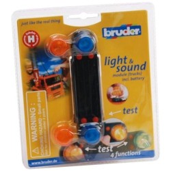 BRUDER Construction: Light And Sound Module for Trucks