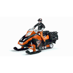 BRUDER | Leisure Time: Snowmobile With Driver And Accessories