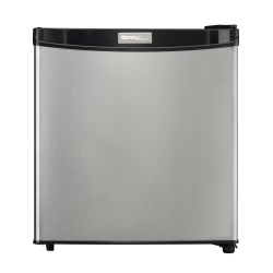 DANBY Designer Dcr016A3Bsldd 1.6 Cu. Ft. Compact Fridge In Stainless Steel