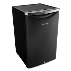 DANBY 4.4 Cu Ft Mini Fridge Metallic In Black