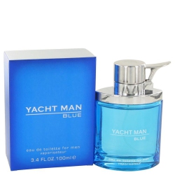 498682 Yacht Man Par Myrurgia Eau De Toilette Spray 3.4 OZ (Homme) 100Ml In Blue