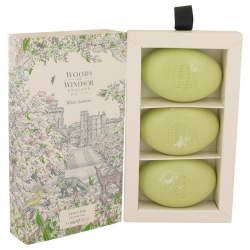 WOODS OF WINDSOR Jasmine By Three 2.1 OZ Luxury Soaps 2.1 OZ (62 Ml) (Women) In White