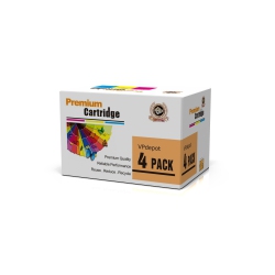VPDEPOT 4Pk Lc105/107Bk Xxl Replacement Extra Yield Inkjet Cartridges for Brother Mfc-J4310/j4410/j4510/j4610/j4710 In Black