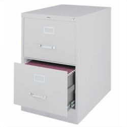 HIRSH INDUSTRIES LLC 2500 Series 2 Drawer Legal File Cabinet In In Gray