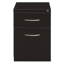 HIRSH INDUSTRIES LLC Arch Pull Mobile Pedestal Filing Cabinet In In Gray