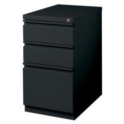 PEMBERLY ROW 3 Drawer Mobile File Cabinet File In In Black