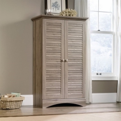 SAUDER Harbor View Storage Cabinet In Salt Oak