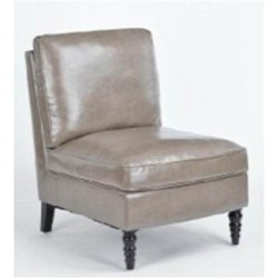 FURNITURE R Furniturer Zurich Chair - In Silver