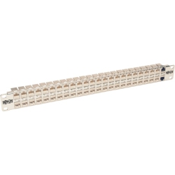 TRIPP LITE 48-Port 1U Rack-Mount Stp Shielded Cat6A Feedthrough Patch Panel, Rj45 Ethernet