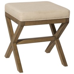 WE STOCK Hillsdale Somerset Vanity Stool In Driftwood