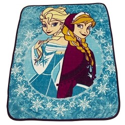 DISNEY Frozen Anna Elsa Classic Designed Micro Plush Soft Cozy Throw Blanket 48 X 60 Inch