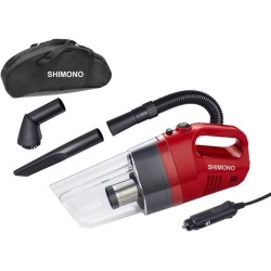 SHIMONO Pro-Cyclone Bagless Car Vacuum Svc 1020-C In Red