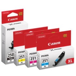 CANON Pgi 250 Xl Cli 251 Xl Ink Cartridge Combo Bk/c/m/y for Pixma Printer