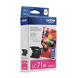 BROTHER Lc71Ms Genuine Ink Cartridge In Magenta