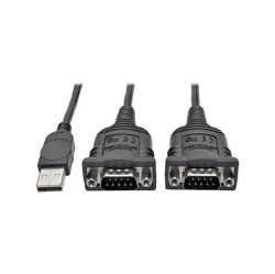 TRIPP LITE 2-Port USB to Db9 Serial Ftdi Adapter (U209-006-2)