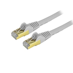 STARTECH 5 Ft Cat6A / Cat 6A Shielded Ethernet Patch Cable 5Ft In Gray
