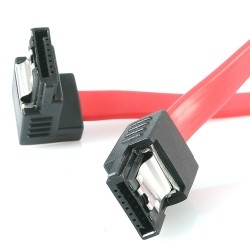STARTECH 18In Latching SATA to Right Angle SATA Serial Ata Cable