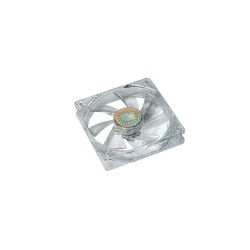 COOLER MASTER Sleeve Bearing 120MM Led Silent Fan for Computer Cases, Cpu Coolers, And Radiators (Value 2-Pack), Transpar In Blue